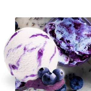 Blueberry ice cream (Blåbær is)